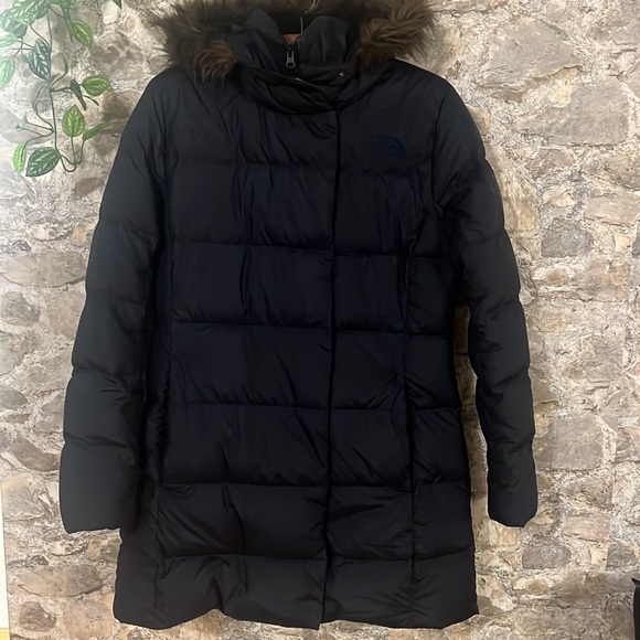 The North Face Women Dealio Down Parka Coat Aviator Navy - Picture 2 of 9